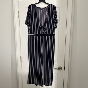 XL stripped jumpsuit